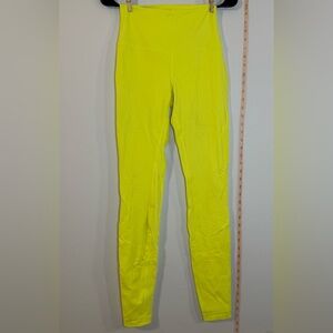 Lululemon Women’s Wunder Under HR Bright Yellow High-Waisted Leggings